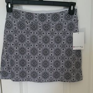 Soybu Patterned Athletic Skirt
